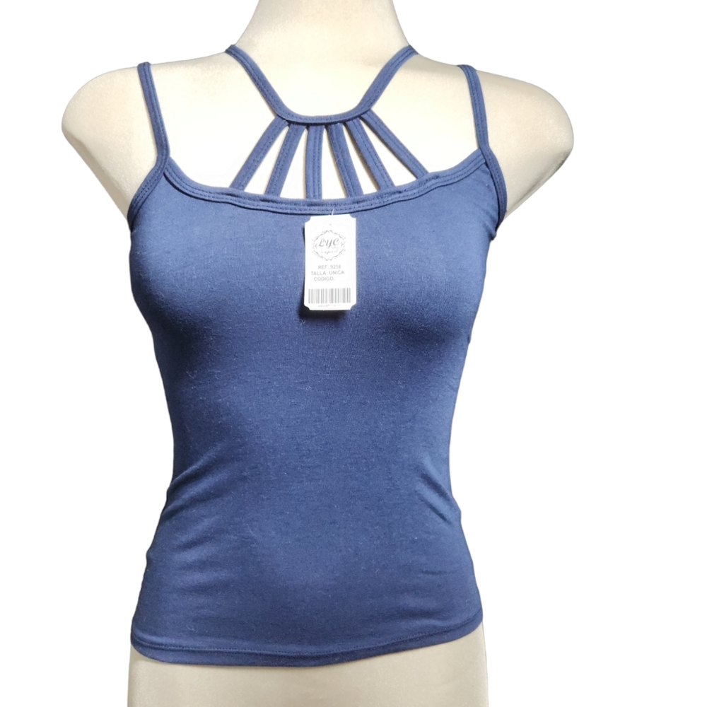 Lyc tank top size s blue NWT
